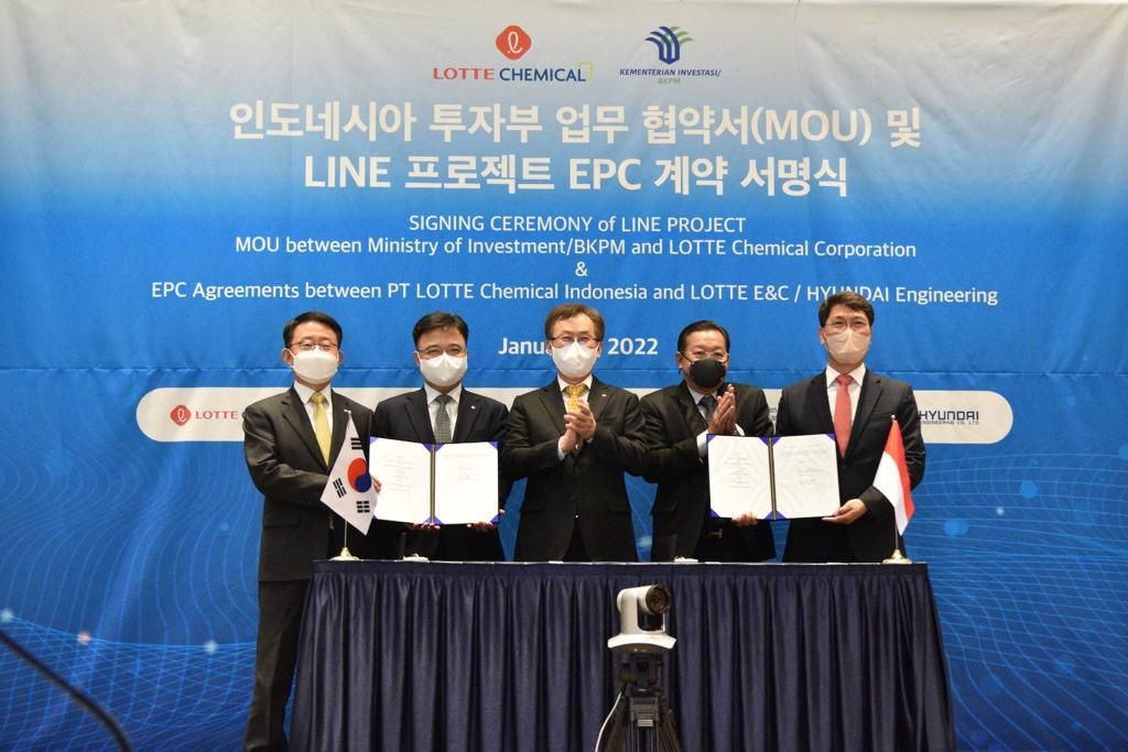 podiumnews.com-Nota Kesepahaman Proyek Ethylene Baru Ditandatangani